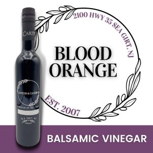 Blood Orange Balsamic Vinegar : Carter & Cavero Sea Girt Monmouth County NJ