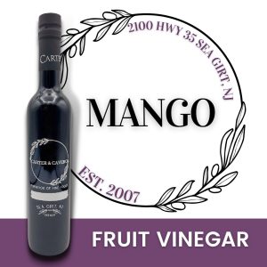 Italian Mango Fruit Vinegar-Carter & Cavero Sea Girt Monmouth County NJ