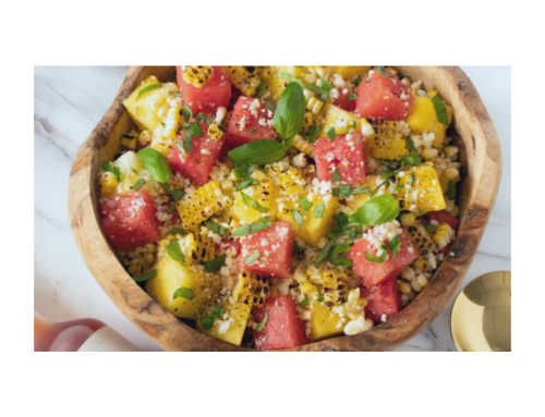 Watermelon & Grilled Corn Salad