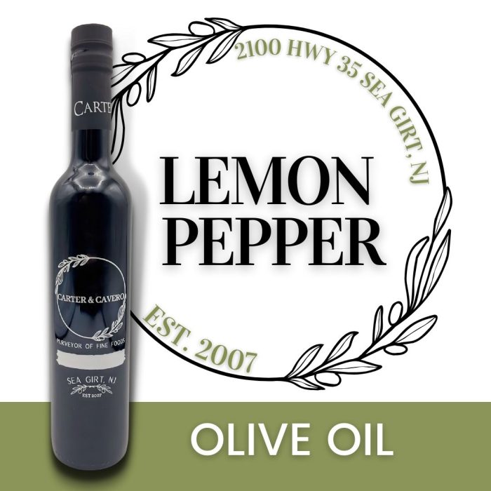 Lemon Pepper Olive Oil - NEW!